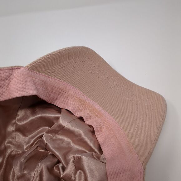 Ponyflo Ponyback Strapback Hat Tan One Size Adjustable Breathable Blank Cotton - Picture 7 of 9